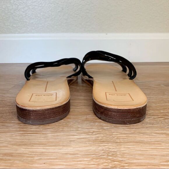 Dolce Vita Size 8 Cait Slide Leather Sandals - Picture 10 of 13